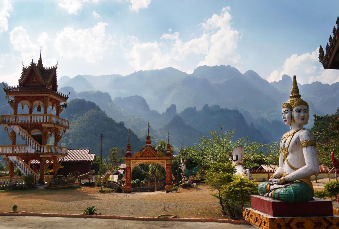 Alisona Hostel Vang Vieng Exteriör bild